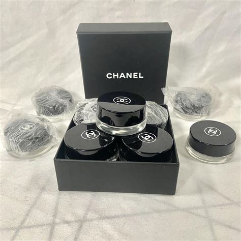 empty chanel makeup containers